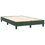 Box spring bed with mattress and LED dark green velvet 120x200cm by , Beds and slatted bases - Ref: Foro24-3134576, Price: 38...