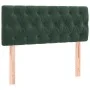 Box spring bed with mattress and LED dark green velvet 120x200cm by , Beds and slatted bases - Ref: Foro24-3134576, Price: 38...