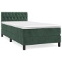 Boxspringbett mit dunkelgrüner Samtmatratze 100x200 cm von , Betten und Lattenroste - Ref: Foro24-3141470, Preis: 330,64 €, R...