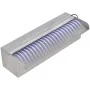 Rectangular LED pool waterfall fountain stainless steel 30 cm by vidaXL, Fountains and waterfalls - Ref: Foro24-41671, Price:...