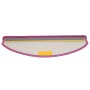 Felpudos para escaleras 15 unidades 65x21x4 cm violeta