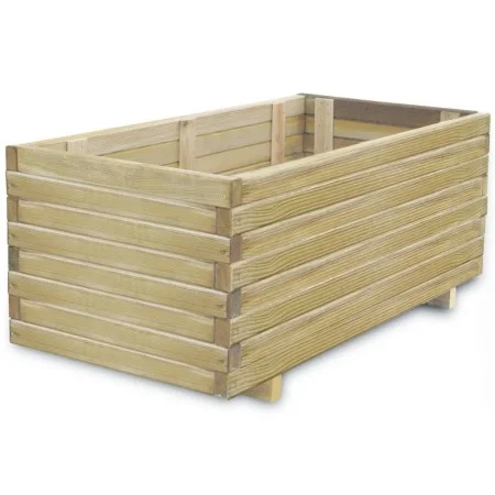 Arriate elevado rectangular madera 100x50x40 cm de vidaXL, Maceteros y jardineras - Ref: Foro24-41660, Precio: 119,78 €, Desc...