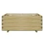 Arriate elevado rectangular madera 100x50x40 cm de vidaXL, Maceteros y jardineras - Ref: Foro24-41660, Precio: 119,78 €, Desc...