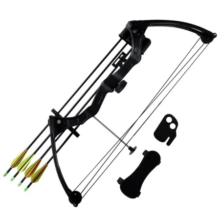 Compoundbogen für Jugendliche mit Zubehör und Aluminiumpfeilen von vidaXL, Compoundbögen - Ref: Foro24-90853, Preis: 81,47 €,...