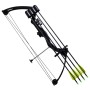 Compoundbogen für Jugendliche mit Zubehör und Aluminiumpfeilen von vidaXL, Compoundbögen - Ref: Foro24-90853, Preis: 86,06 €,...