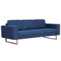 2-teilige Sofagarnitur aus blauem Stoff von , Sofas - Ref: Foro24-276861, Preis: 847,69 €, Rabatt: %