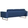 Juego de sofás 2 piezas de tela azul by , Sofas - Ref: Foro24-276861, Price: 904,02 €, Discount: %