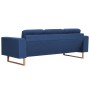 Zweiteiliges Sofaset in blauem Stoff. von , Sofas - Ref: Foro24-276861, Preis: 847,69 €, Rabatt: %