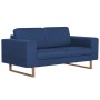 Zweiteiliges Sofaset in blauem Stoff. von , Sofas - Ref: Foro24-276861, Preis: 847,69 €, Rabatt: %