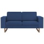 Zweiteiliges Sofaset in blauem Stoff. von , Sofas - Ref: Foro24-276861, Preis: 847,69 €, Rabatt: %