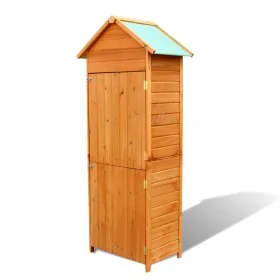 Garden storage cabinet brown 42.5x64x190 cm by vidaXL, Outdoor storage boxes - Ref: Foro24-41650, Price: 205,35 €, Discount: %