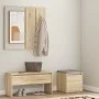 Plywood oak-colored hallway furniture set by , Wardrobes - Ref: Foro24-3082047, Price: 103,35 €, Discount: %