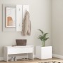Juego de muebles de recibidor madera contrachapada blanco de , Armarios roperos - Ref: Foro24-3082053, Precio: 95,17 €, Descu...