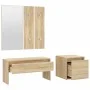 Set von Flurmöbeln Sperrholz Eiche Farbe von , Kleiderschränke - Ref: Foro24-3082047, Preis: 103,35 €, Rabatt: %