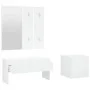 Flurmöbel aus weißem Sperrholz von , Kleiderschränke - Ref: Foro24-3082053, Preis: 89,99 €, Rabatt: %