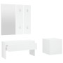 Flurmöbel aus weißem Sperrholz von , Kleiderschränke - Ref: Foro24-3082053, Preis: 93,74 €, Rabatt: %