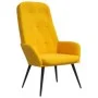 Relaxation armchair with mustard yellow velvet stool by , Armchairs - Ref: Foro24-3097626, Price: 128,02 €, Discount: %
