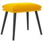 Entspannungssessel mit senfgelbem Samthocker von , Sessel - Ref: Foro24-3097626, Preis: 130,08 €, Rabatt: %