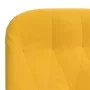Sillón de relax con taburete terciopelo amarillo mostaza de , Sillones - Ref: Foro24-3097626, Precio: 128,03 €, Descuento: %