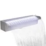 Rechteckiger Wasserfallbrunnen LED-Pool Edelstahl 45 cm von vidaXL, Brunnen und Wasserfälle - Ref: Foro24-41672, Preis: 65,24...