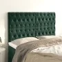Kopfteile 4 Einheiten aus dunkelgrünem Samt 72x7x78/88 cm von , Kopf- und Fußteile - Ref: Foro24-3116719, Preis: 137,32 €, Ra...