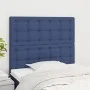 Headboards 2 units of blue fabric 80x5x78/88 cm by , Headboards and footboards - Ref: Foro24-3116746, Price: 63,51 €, Discoun...