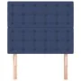 Headboards 2 units of blue fabric 80x5x78/88 cm by , Headboards and footboards - Ref: Foro24-3116746, Price: 63,51 €, Discoun...