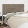 Headboards 4 units of taupe gray fabric 100x5x78/88 cm by , Headboards and footboards - Ref: Foro24-3116792, Price: 140,95 €,...