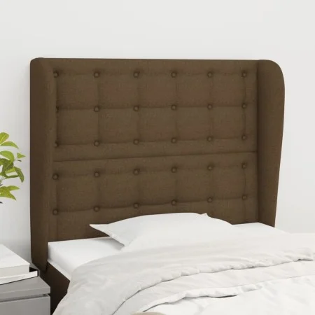 Headboard with light gray fabric ears 103x23x118/128 cm by , Headboards and footboards - Ref: Foro24-3118383, Price: 87,86 €,...
