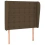 Headboard with light gray fabric ears 103x23x118/128 cm by , Headboards and footboards - Ref: Foro24-3118383, Price: 87,86 €,...