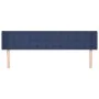 Blue fabric headboard 163x16x78/88 cm by , Headboards and footboards - Ref: Foro24-3119214, Price: 74,46 €, Discount: %
