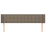 Kopfteil aus taupegrauem Stoff, 203 x 16 x 78/88 cm von , Kopf- und Fußteile - Ref: Foro24-3119228, Preis: 86,02 €, Rabatt: %