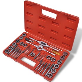Gewindeschneider-Set 40-teilig von vidaXL, Handwerkzeugsätze - Ref: Foro24-210318, Preis: 43,98 €, Rabatt: %