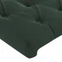 Headboard with dark green velvet ears 147x16x118/128cm by , Headboards and footboards - Ref: Foro24-3119967, Price: 155,47 €,...