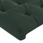 Kopfteil mit dunkelgrünen Samtohren 147x16x118/128cm von , Kopf- und Fußteile - Ref: Foro24-3119967, Preis: 157,84 €, Rabatt: %