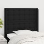 Kopfteil mit schwarzen Stoffohren 83x16x118/128 cm von , Kopf- und Fußteile - Ref: Foro24-3119990, Preis: 88,86 €, Rabatt: %