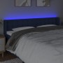 Blue fabric headboard with LED 163x16x78/88 cm by , Headboards and footboards - Ref: Foro24-3123682, Price: 80,16 €, Discount: %