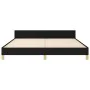 Bed frame with black fabric headboard 160x200 cm by , Beds and slatted bases - Ref: Foro24-3125391, Price: 241,06 €, Discount: %