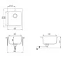 Arbeitsplatte aus grauem Granit von vidaXL, Sinkt - Ref: Foro24-141673, Preis: 132,48 €, Rabatt: %