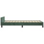 Dunkelgrüner Samtbettrahmen mit Kopfteil 100x200 cm von , Betten und Lattenroste - Ref: Foro24-3125986, Preis: 151,55 €, Raba...