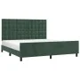 Dark green velvet bed frame with headboard 180x200 cm by , Beds and slatted bases - Ref: Foro24-3126016, Price: 258,86 €, Dis...