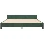 Dark green velvet bed frame with headboard 180x200 cm by , Beds and slatted bases - Ref: Foro24-3126016, Price: 258,86 €, Dis...