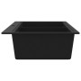 Einbauspüle aus schwarzem Granit mit zwei Becken von vidaXL, Sinkt - Ref: Foro24-141675, Preis: 286,50 €, Rabatt: %
