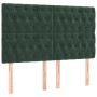 Boxspringbett mit dunkelgrüner Samtmatratze 140x200 cm von , Betten und Lattenroste - Ref: Foro24-3132864, Preis: 539,27 €, R...