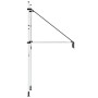 Toldo retráctil de operación manual gris antracita 100 cm