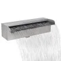 Fuente cascada rectangular piscina acero inoxidable 30 cm de vidaXL, Fuentes y cascadas - Ref: Foro24-41665, Precio: 49,50 €,...