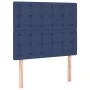 Box spring bed with blue fabric mattress 120x200 cm by , Beds and slatted bases - Ref: Foro24-3136907, Price: 468,06 €, Disco...