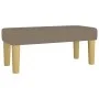 Cama box spring con colchón tela gris taupe 80x200 cm de , Camas y somieres - Ref: Foro24-3137433, Precio: 368,43 €, Descuent...