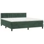 Boxspringbett mit dunkelgrüner Samtmatratze 180x200 cm von , Betten und Lattenroste - Ref: Foro24-3141560, Preis: 538,23 €, R...
