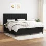 Box spring bed with black fabric mattress 200x200 cm by , Beds and slatted bases - Ref: Foro24-3142123, Price: 676,80 €, Disc...